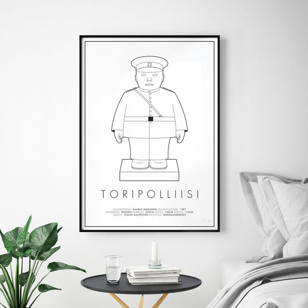 Toripolliisi -juliste Kaupunkijuliste - Påster